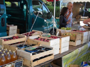 La vente directe sur le marché de Coustellet