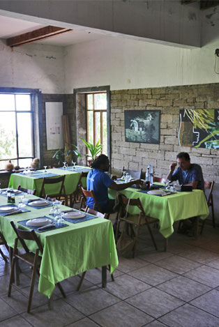 le restaurant Babilonia au Cap-Vert