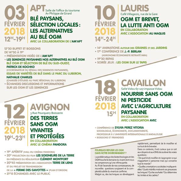 Programme Faites sans OGM 2018