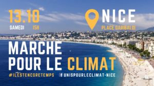 le 13 octobre marche pour le climat à Nice