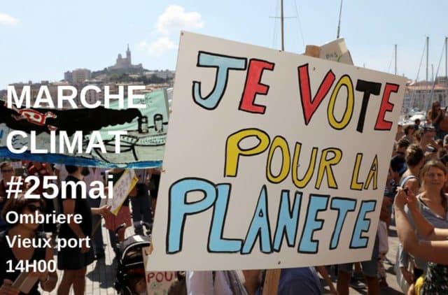 grève et manif climat Marseille