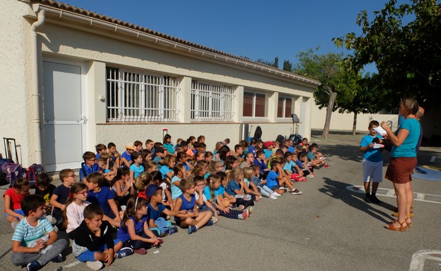 l'école Val de Sibourg à Lançon-Provence agit pour le climat