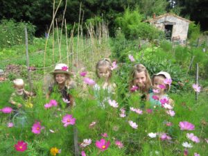 logo un enfant, un jardin