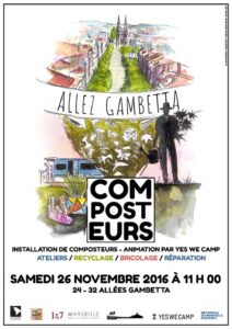 Allées Gambetta, une journée conviviale autour du compostage