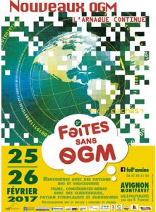 affiche Faites sans OGM 2017