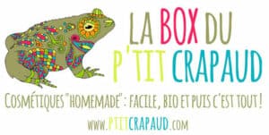 logo p'tit crfapaud cosmétique bio