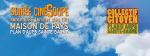 soirée cinésoupe Plan d'Aups Sainte Baume