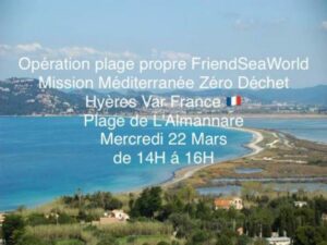 Opération plage propre à Hyères