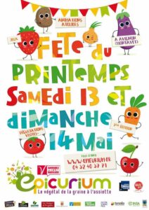affiche de la Fête du Printemps à Epicurium