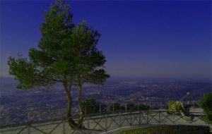 Mont Faron sous les étoiles