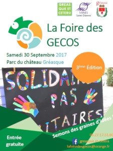 Affiche Foire des GECOS 2017