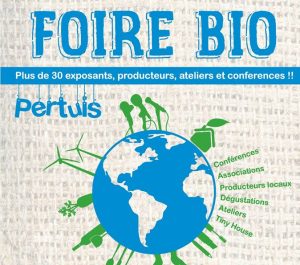 Affiche Foire Bio Pertuis
