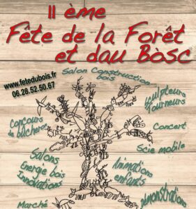 affiche de la fête de la forêt et du bois