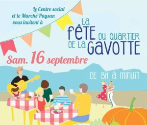 Affiche de la fête de la Gavotte