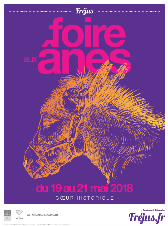 la Foire aux ânes à Fréjus du 19 au 21 mai 2018