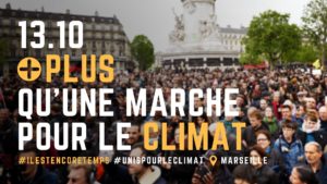 le 13 octobre, marche pour le climat