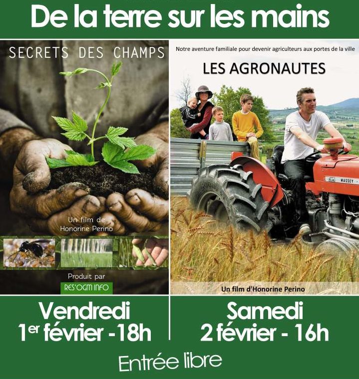 festival de la terre sur les mains