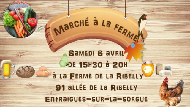 Marché à la ferme à Entraigues