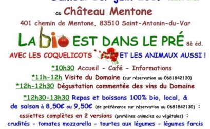 la bio est dans le pré au chateau Mentone