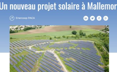 projet solaire Mallemort