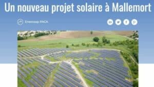 projet solaire Mallemort