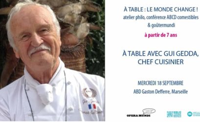 conférence cuisine avec Opera Mundi et Gui Gedda