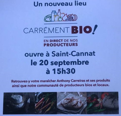 ouverture Carrément Bio !