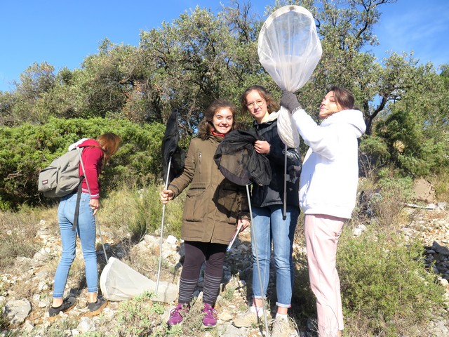 lycéens et biodiversité Luberon