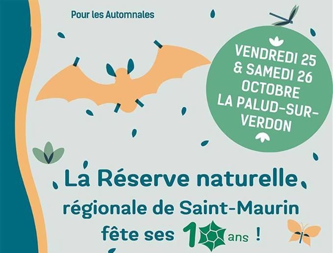 la réserve naturelle de Saint-Maurin dans le Verdon
