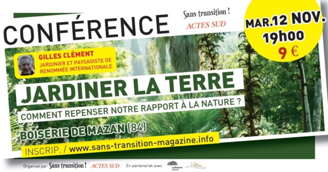 Conférence Jardiner la terre