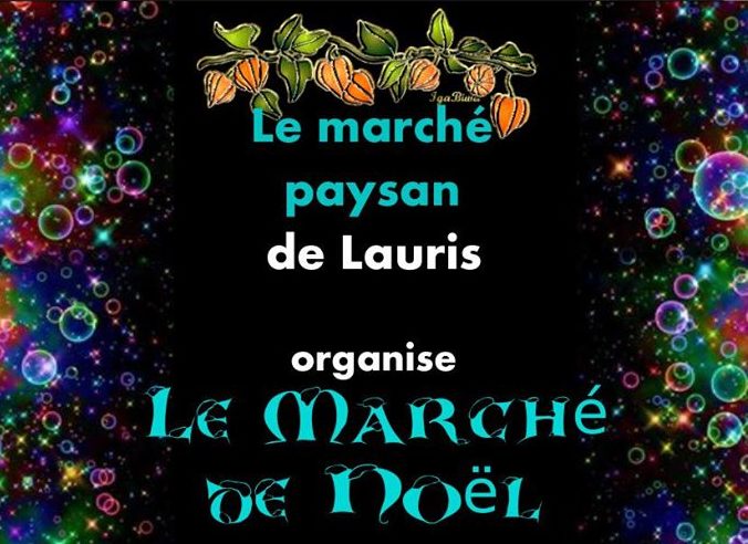 marché de Noël à Lauris