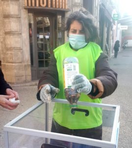 bouteilles de mégots