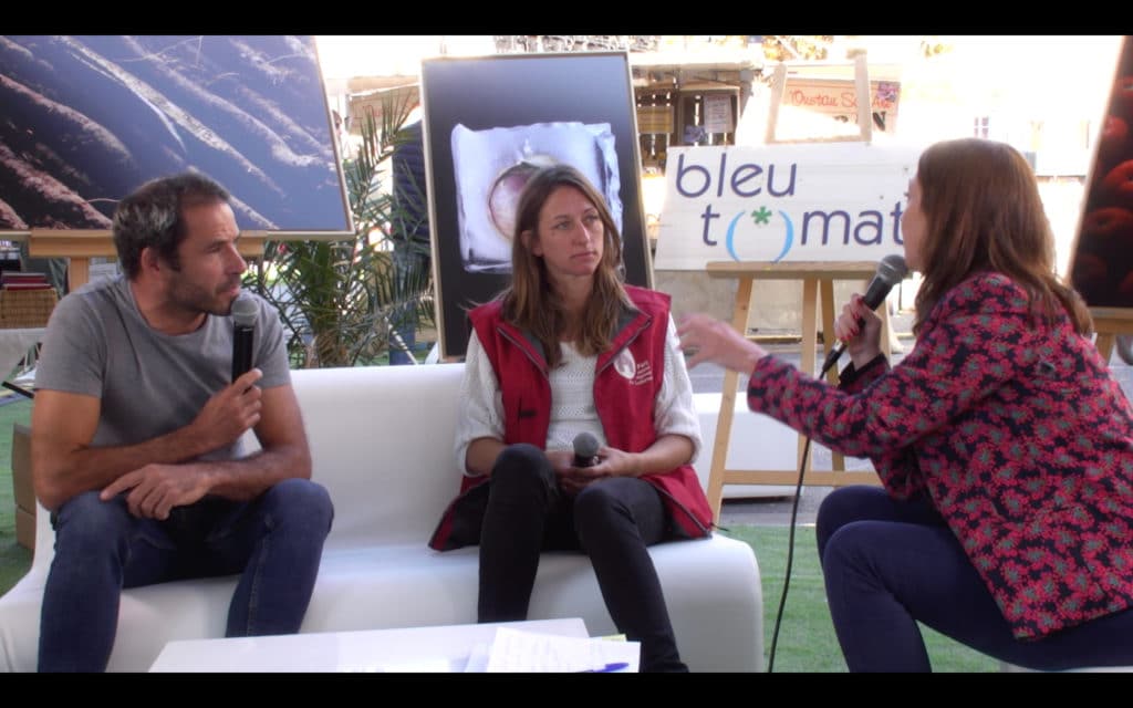 Magali TRIANO accueille Julie RIGAUX et Florian PASCAL Bleu Tomate le mag