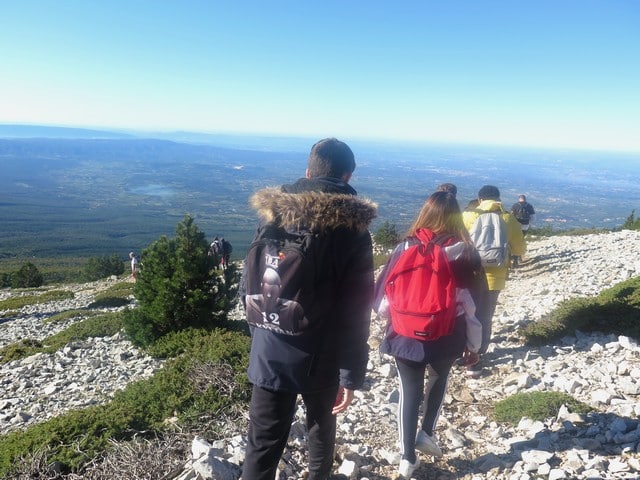 descendre le Ventoux