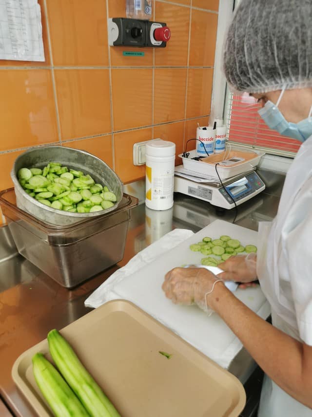 Martigues et repas en crèche