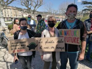 Marche pour le Climat©Transition en pays apt Bleu Tomate
