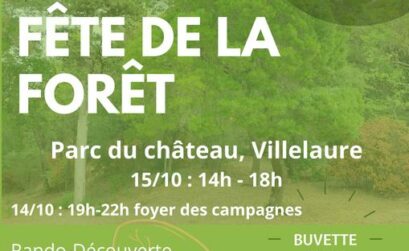 Villelaure et la fête de la Forêt crédit le FIL