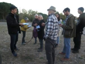 Fin de la visite de la Barthelasse