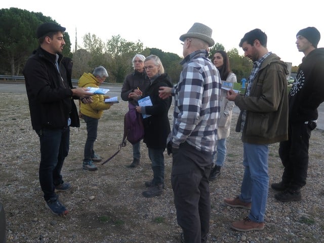 Fin de la visite de la Barthelasse