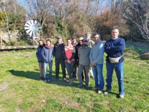 Les éleveurs de l'Abat'Mobile crédit J. Rigaux PNR Luberon Bleu Tomate