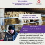 7e visite ferme pro-climat à Pierrerue 04