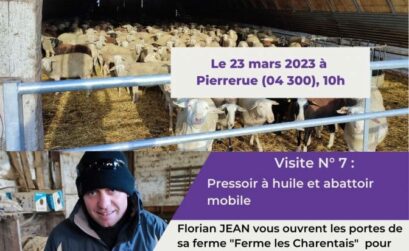 7e visite ferme pro-climat à Pierrerue 04