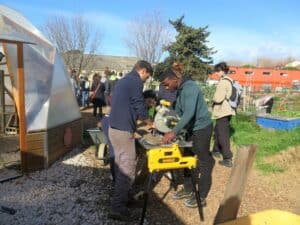 Atelier bois au TAlus