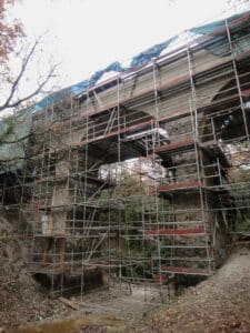 Travaux sur l'aqueduc de St Saturnin