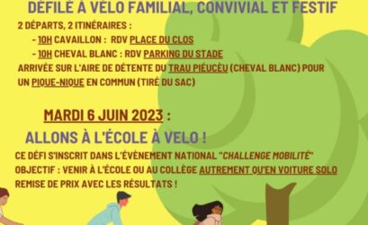 Fête du vélo à Cheval-Blanc et Cavaillon