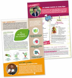 Un exemple de pages du magazine