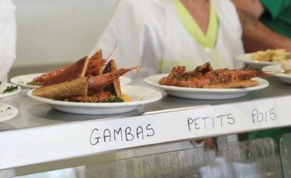 la cantine propose un repas de chef étoilé