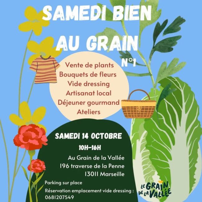 Samedi bien au grain à Marseille Bleu Tomate le mag