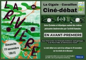 Affiche La rivière Paysage (2) Bleu Tomate le mag