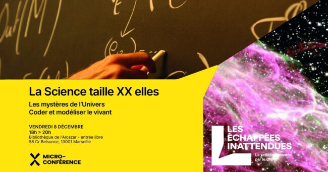 Les échappées inattendues du CNRS avec Femmes et Sciences le 8 décembre Bleu Tomate le mag